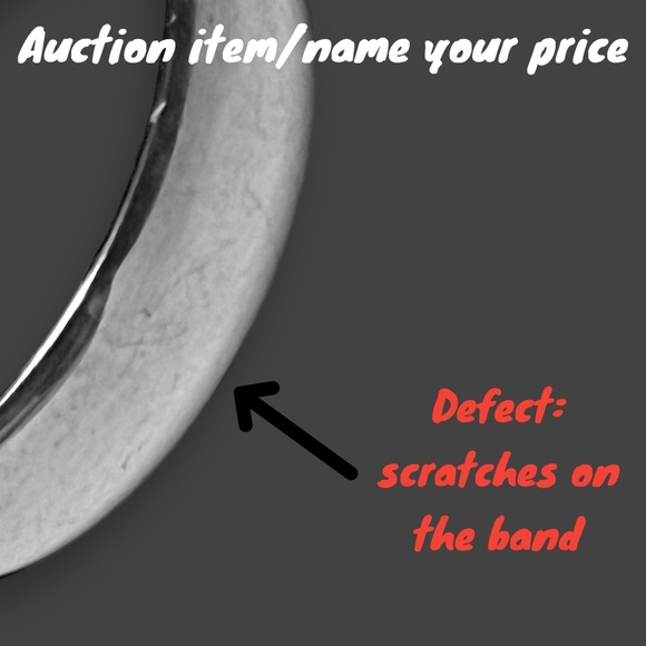 ⌛️💝 Auction: Stainless Steel 316L Wedding Ring Jewelry - Picture 3 of 3